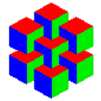 Куб из кубиков
