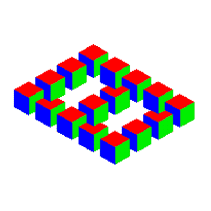 16 кубиков