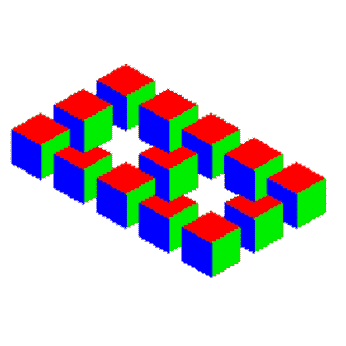 13 кубиков