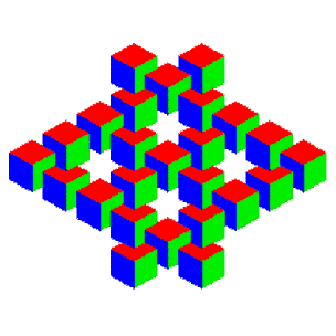 25 кубиков